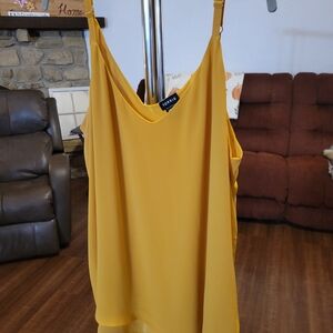 Torrid Golden Yellow Camisole Top NWOT